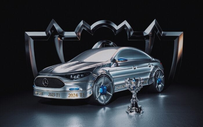 League of Legends Mercedes-Benz CLA Art Piece