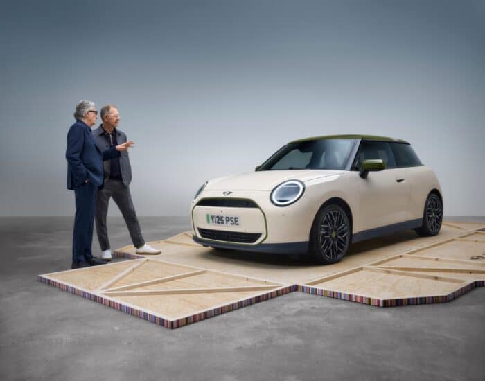 Sir Paul Smith and Holger Hampf, Head of MINI Design