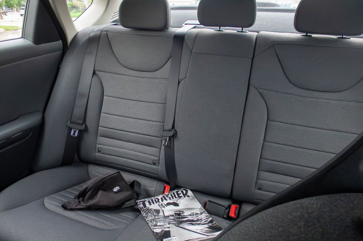 2025 Kia K4 interior rear seat