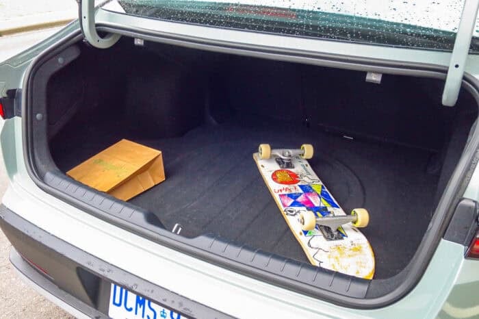 2025 Kia K4 trunk space