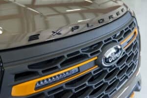 2026 Ford Explorer Tremor grill up close