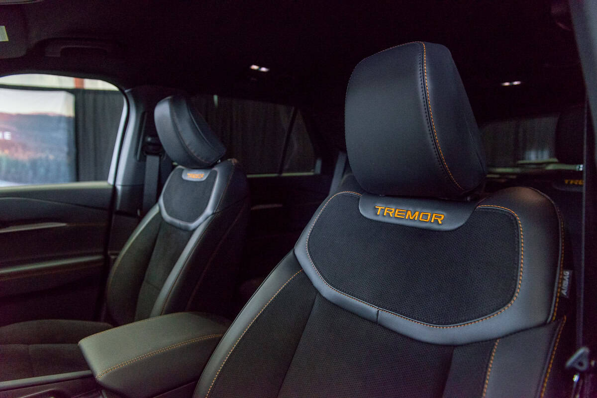 2026 Ford Explorer Tremor seats