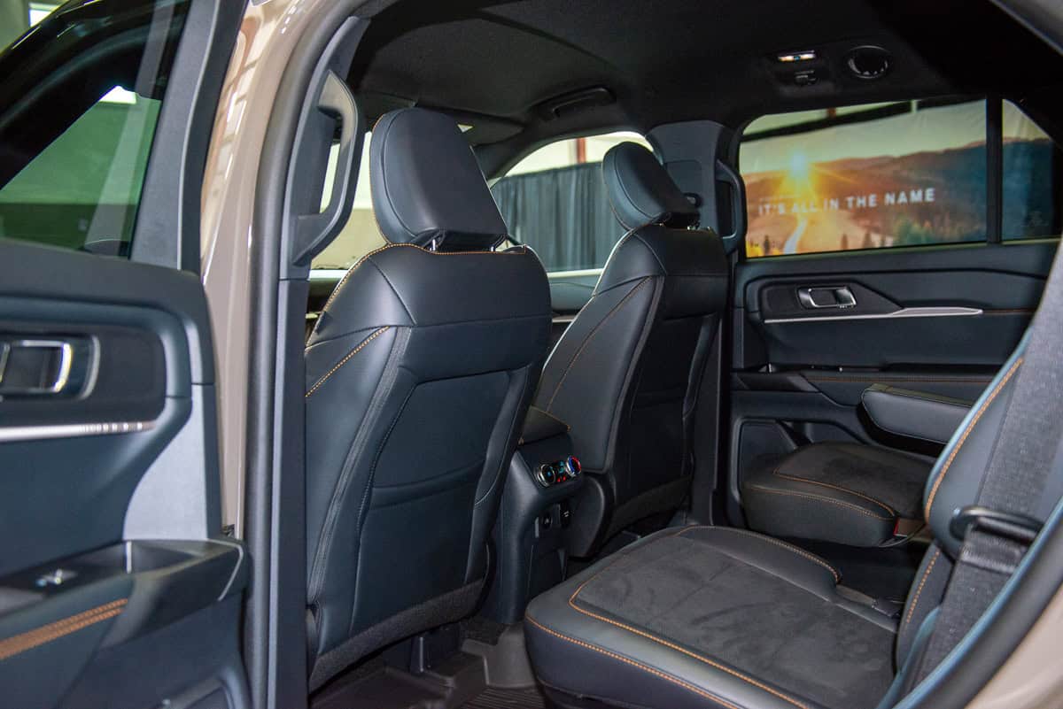2026 Ford Explorer Tremor rear seats