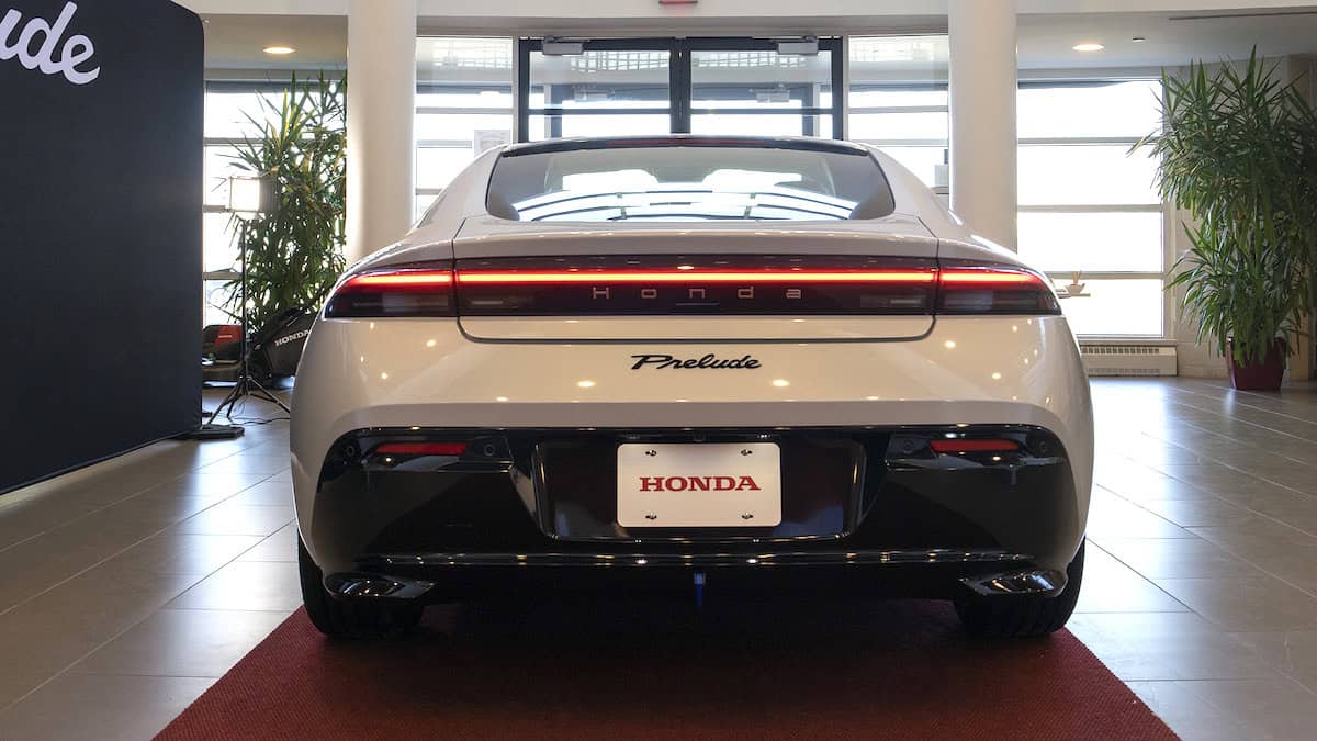 2026 Honda Prelude rear head on