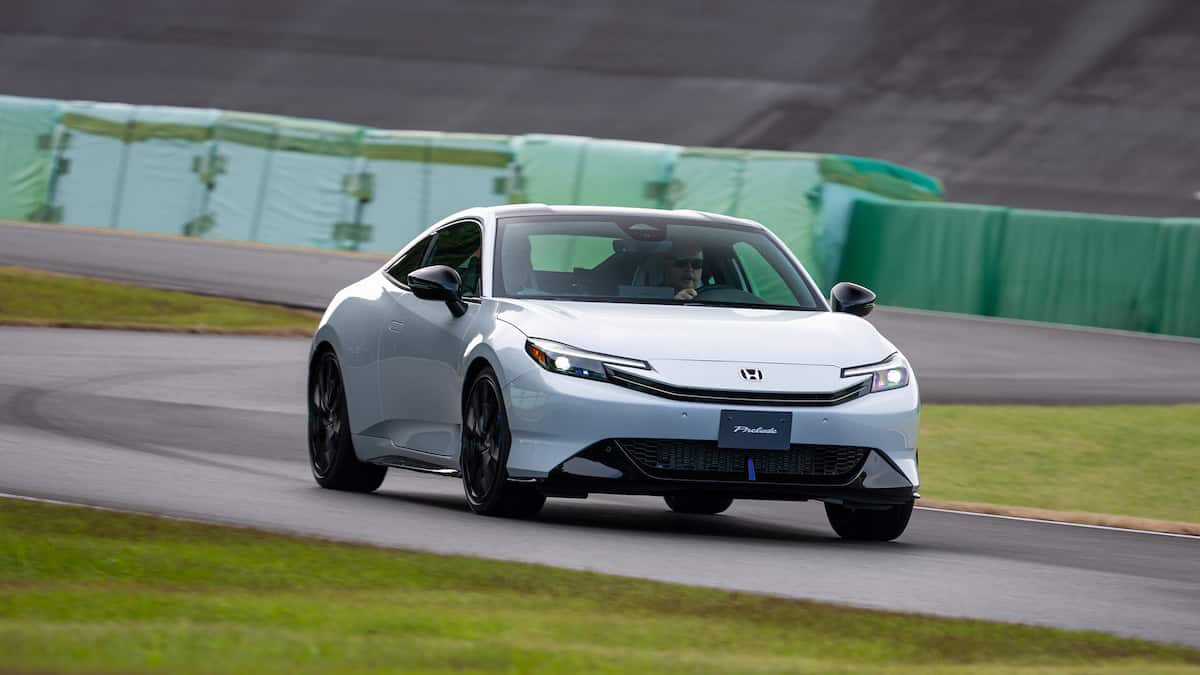 2026 Honda Prelude front track driving