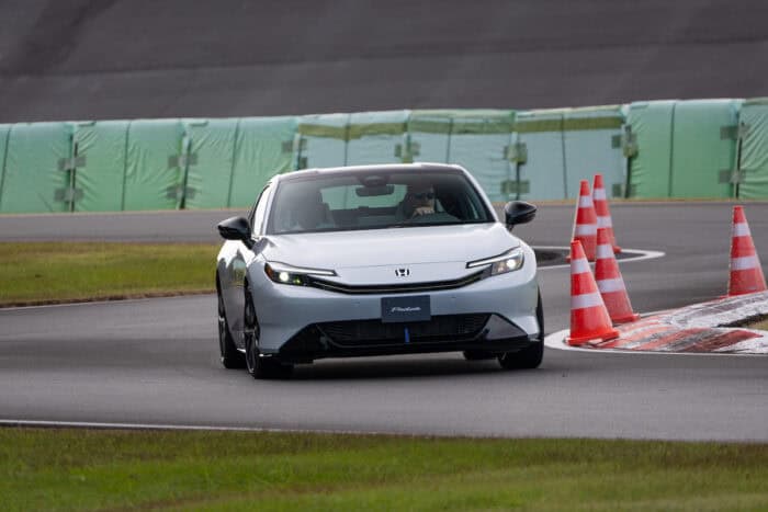 2026 Honda Prelude front at the track