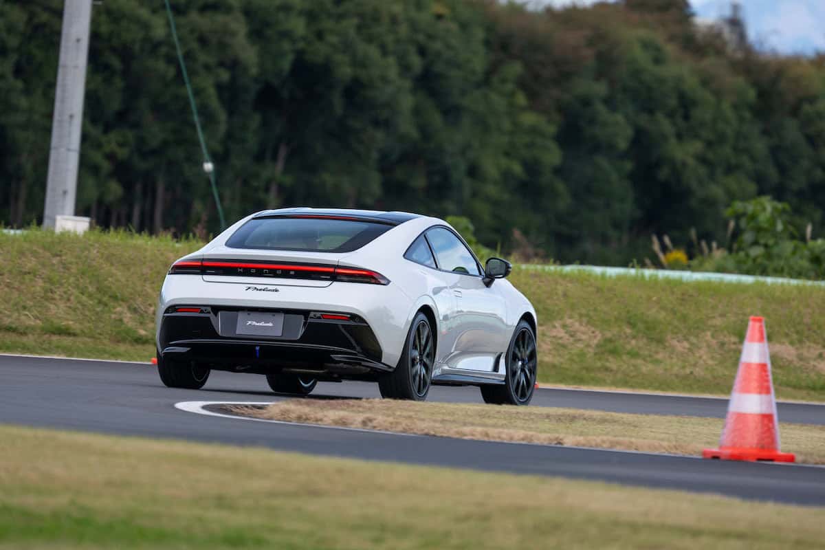 2026 Honda Prelude rear driving