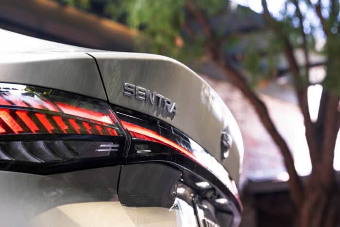 2026 Nissan Sentra SL rear design and logo