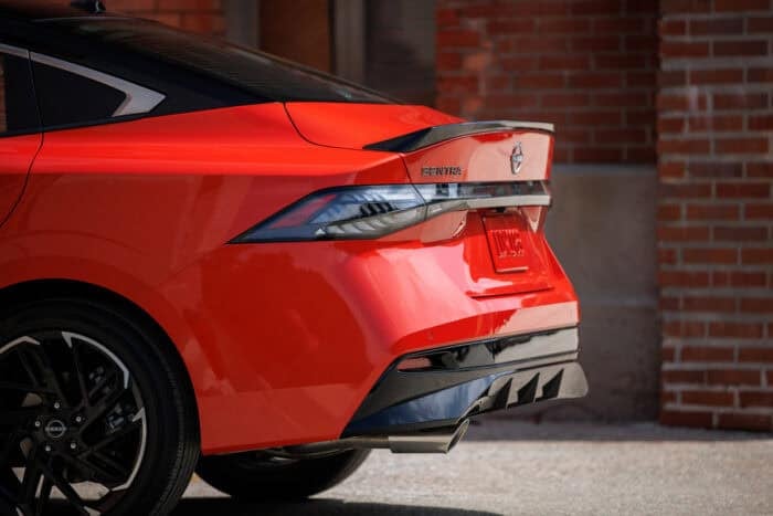 2026 Nissan Sentra SR rear design