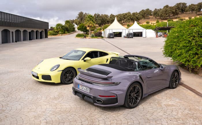 2026 Porsche 911 Turbo S T-Hybrid coupe and hybrid