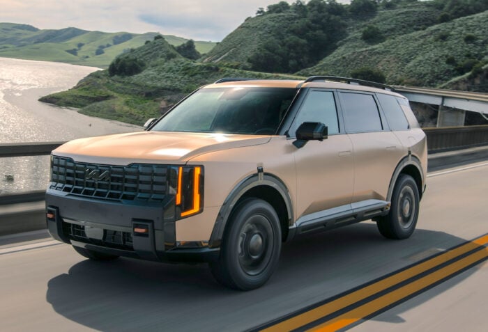 2027 Telluride X-Pro front view driving