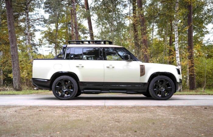 Heritage Customs Valiance Pickup Defender 130 side