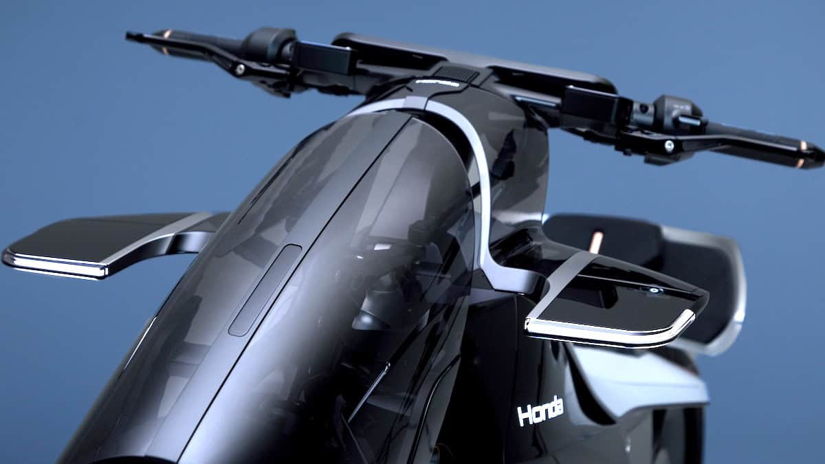 Honda EV Outlier Concept Motorcycle handlebars
