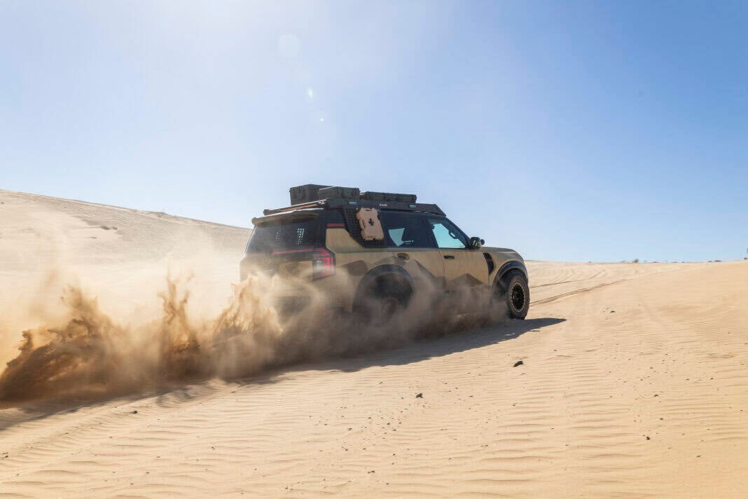 Nissan Dune Patrol rear off roading