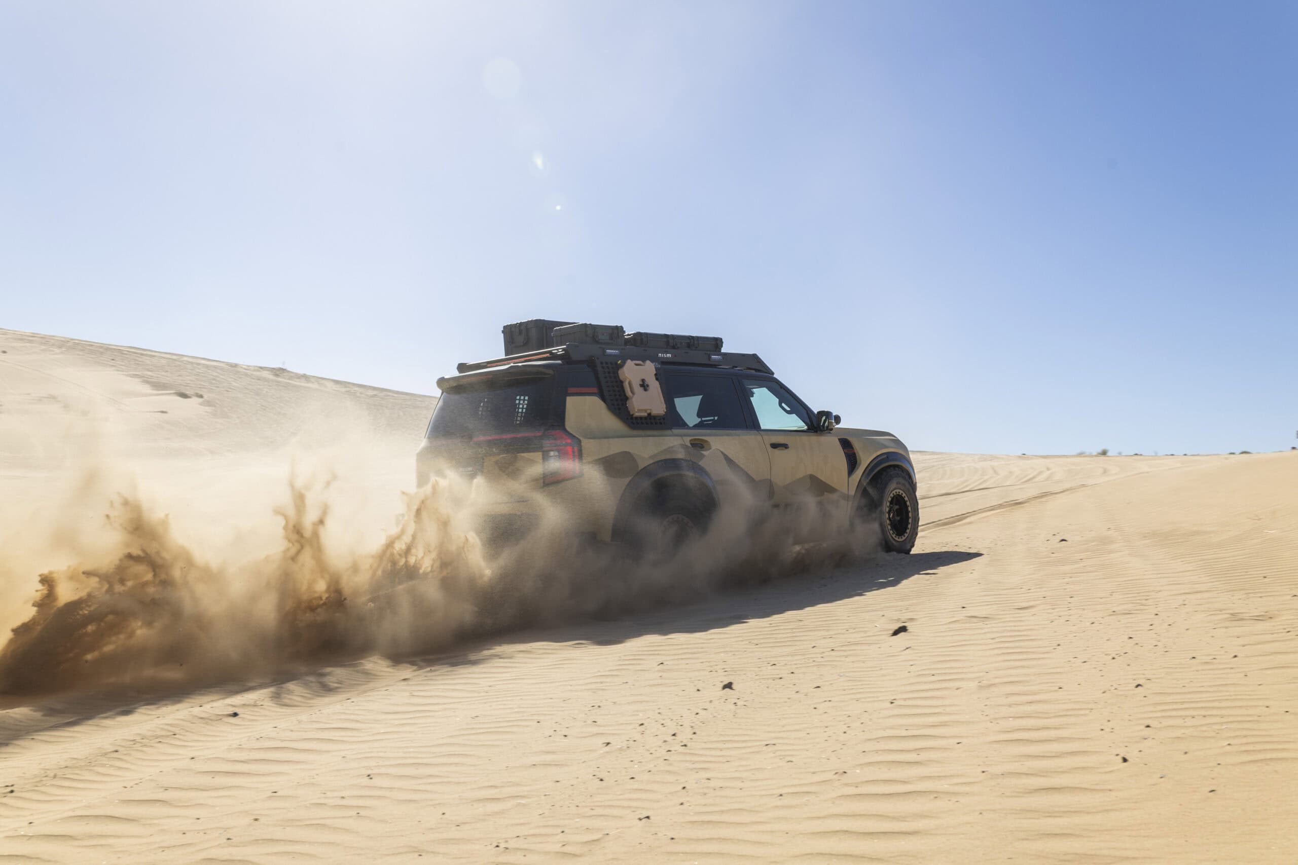 Nissan Dune Patrol rear off roading