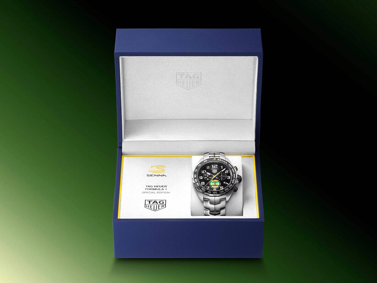 TAG Heuer Formula 1 Chronograph x Senna box