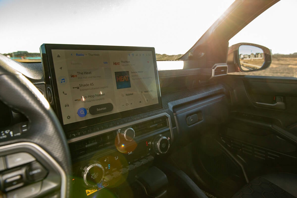 2025 4Runner Hybrid Platinum interior screen