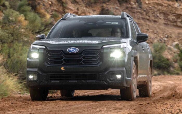 2026 Subaru Outback front off roading