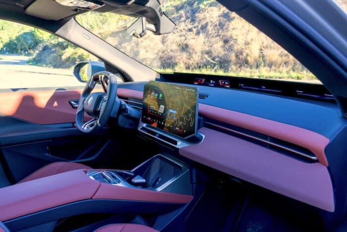 2027 BMW iX3 electric compact SUV interior front