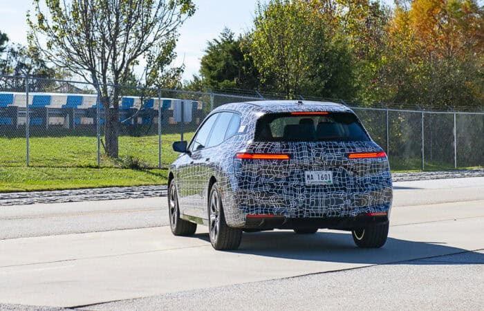 BMW iX3 Prototype rear