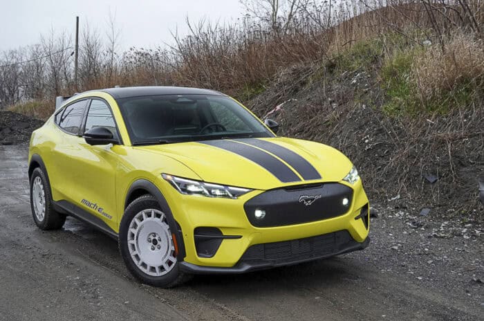 Ford Mustang Mach E-Rally 2025 front