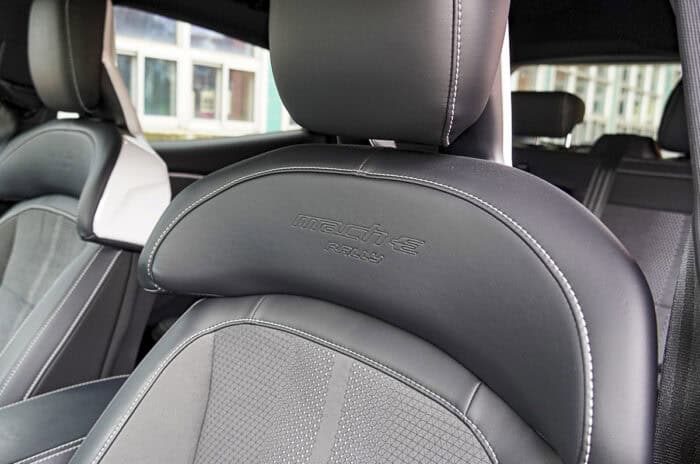 Ford Mustang Mach E-Rally 2025 seats