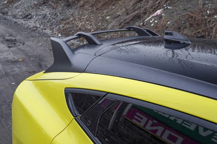 Ford Mustang Mach E-Rally 2025 rear spoiler