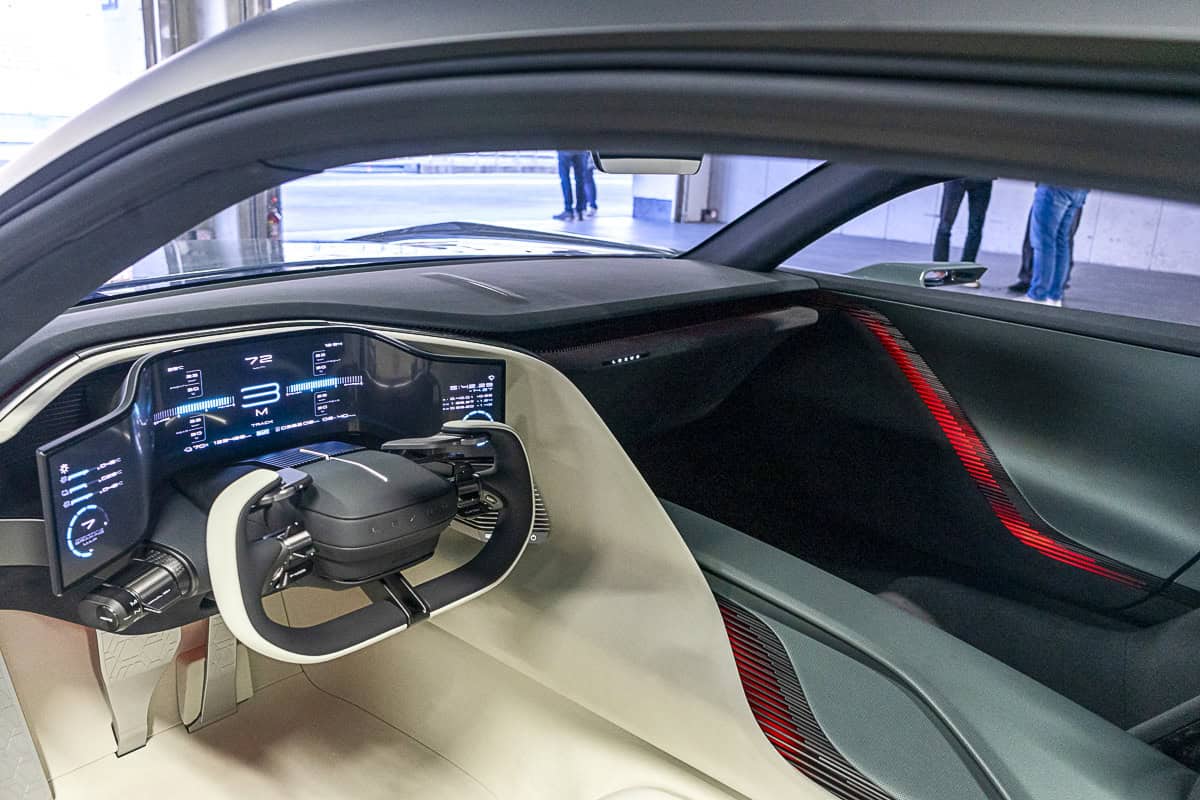 Lexus LFA Concept BEV Sports interior