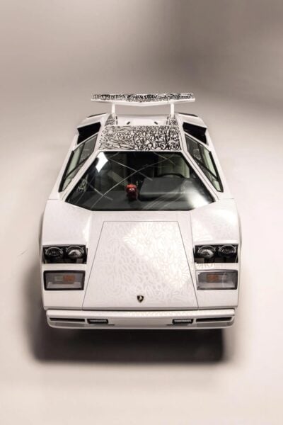 Slawntach Faux Lamborghini Art Car top view