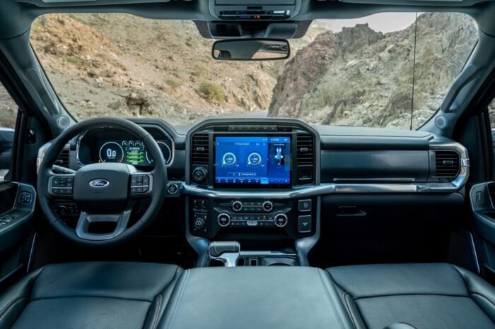 2021 Ford F-150 PowerBoost interior front