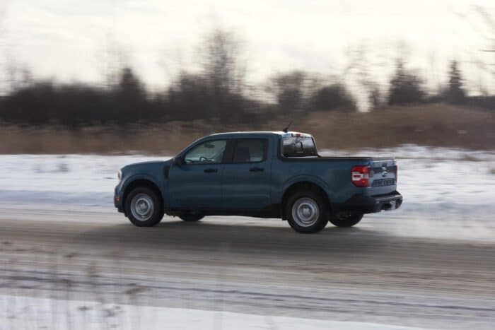 2022 Ford Maverick XL 2.0T driving rear
