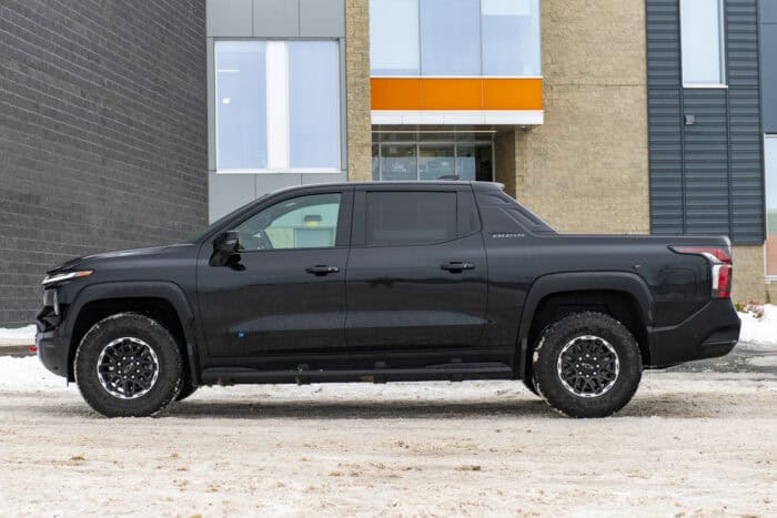 2026 Chevrolet Silverado EV Trail Boss Max Range side view