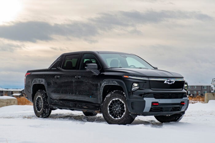 2026 Chevrolet Silverado EV Trail Boss Max Range front profile