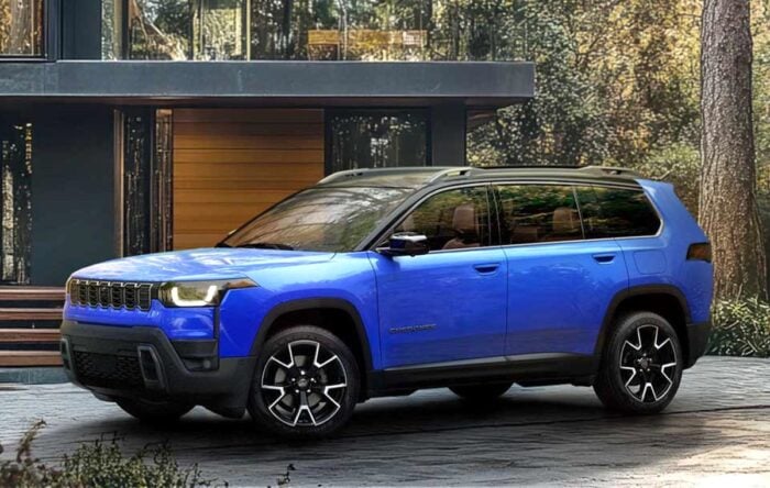 blue 2026 Jeep Cherokee front