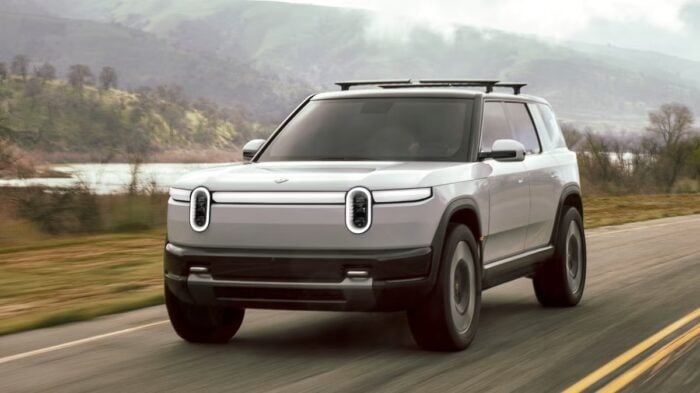 2026 Rivian R2 front driving