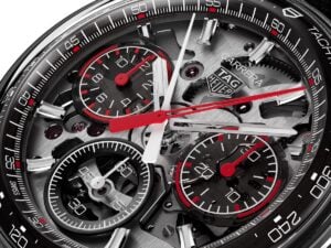 TAG Heuer Carrera Split-Seconds Chronograph close up
