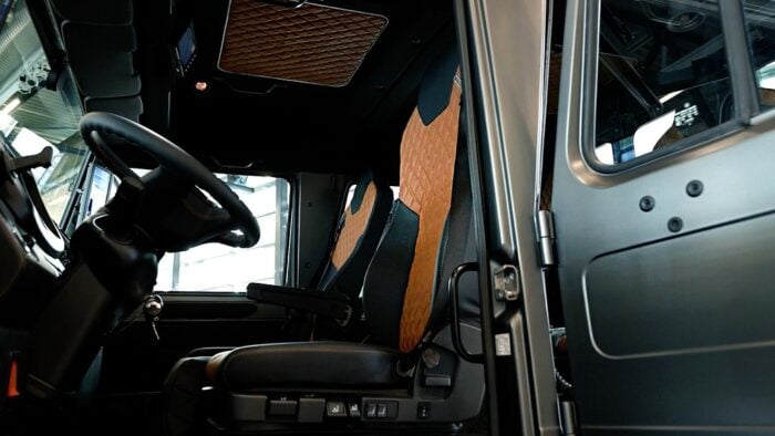 Mercedes-Benz 80th Anniversary Unimog interior