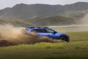 2026 Subaru Trailseeker off roading driving fast