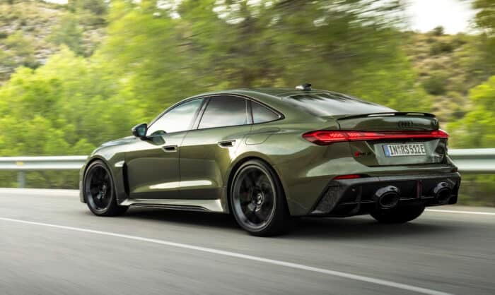 Audi RS 5 Sedan rear driving