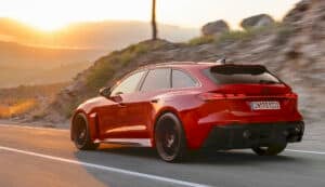 Audi RS 5 Avant rear driving