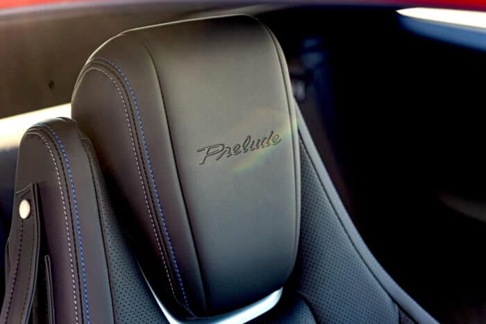 2026 Honda Prelude seat headrest
