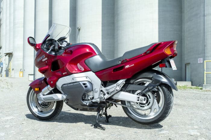 1993 Yamaha GTS1000 rear profile view