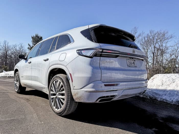 White 2026 Buick Enclave Avenir rear parked