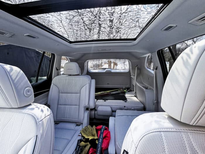 2026 Buick Enclave Avenir interior rear seats