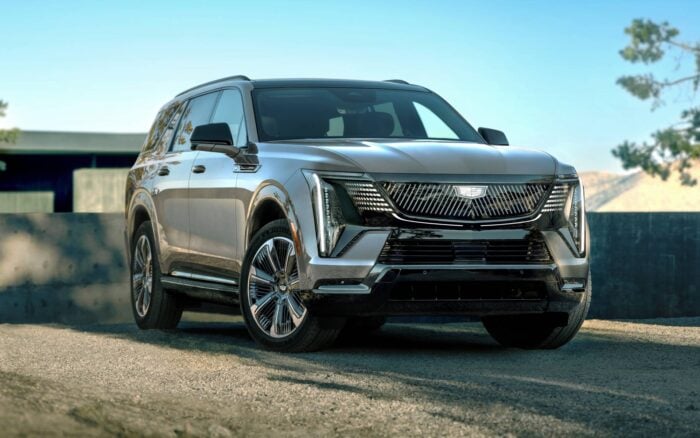 2026 Cadillac Escalade IQL front parked on driveway