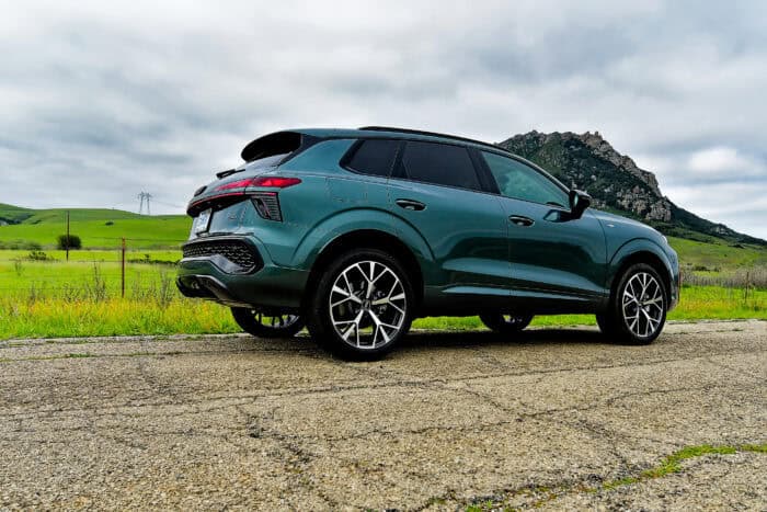 2026 audi q3 compact luxury suv rear parked on road