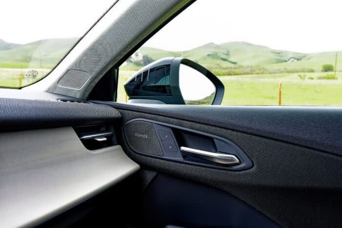 2026 audi q3 compact luxury suv interior passenger side showing Sonos speaker on door