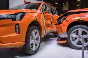 Volvo multi-adaptive safety belt crash vehicles