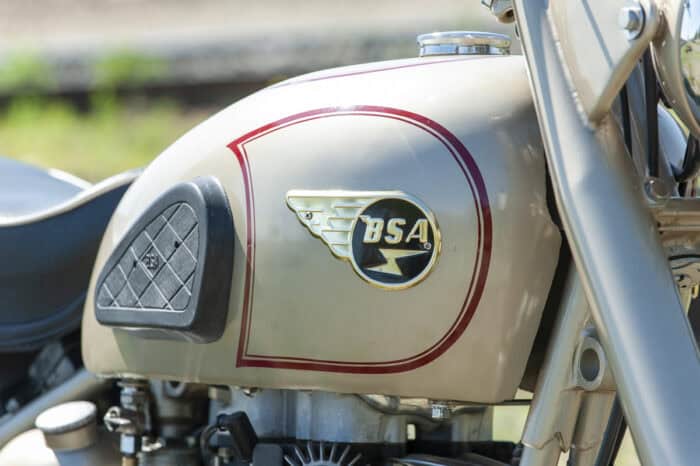 1952 BSA Golden Flash gas tank