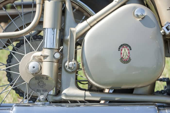 1952 BSA Golden Flash gas tank